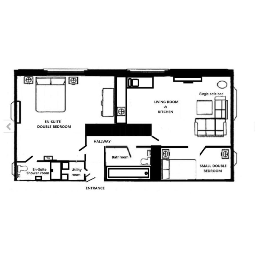 Glasgow City Centre Apartment Eksteriør bilde